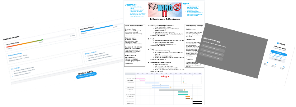 Collection of Plans for Group Project